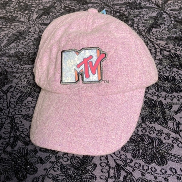 MTV Quilted Light Purple Wool Blend Adjustable Baseball Cap Hat - Picture 8 of 8